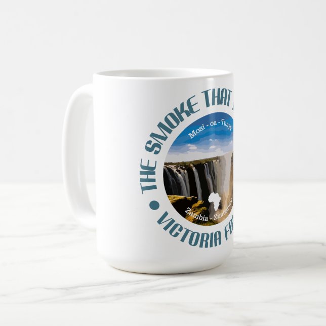 Caneca De Café Victoria Falls (rd) (Frente Esquerda)