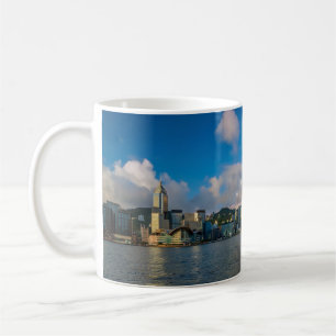 Caneca De Café Victoria Harbor e Hong Kong Skyline