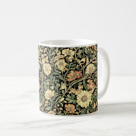 Caneca De Café Victorian-style floral pattern 