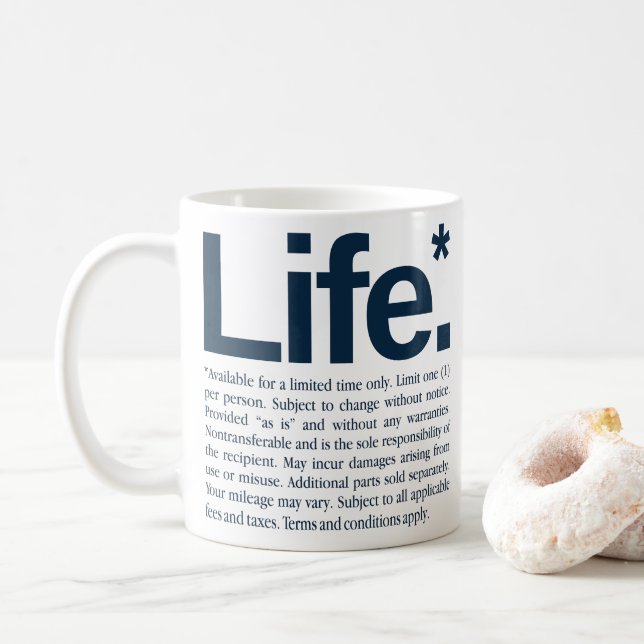 Caneca De Café Vida* (Com Donut)