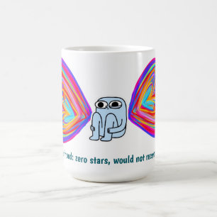 Caneca De Café Vida adulta: zero estrelas (Caneca)