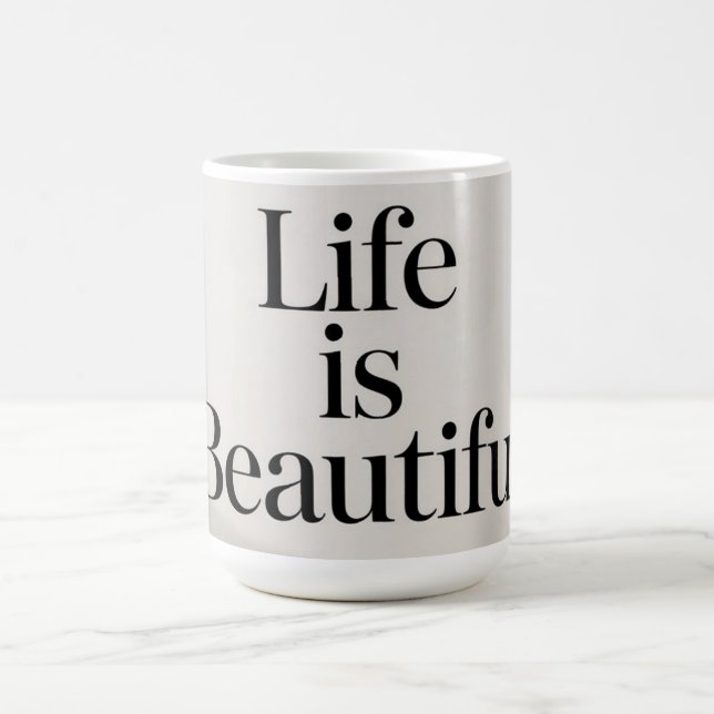 Caneca de Café Vida Bonita (Centro)