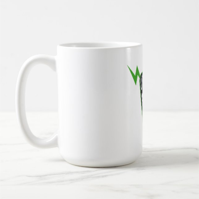 Caneca De Café Vida com Bateria Cheia (Esquerda)