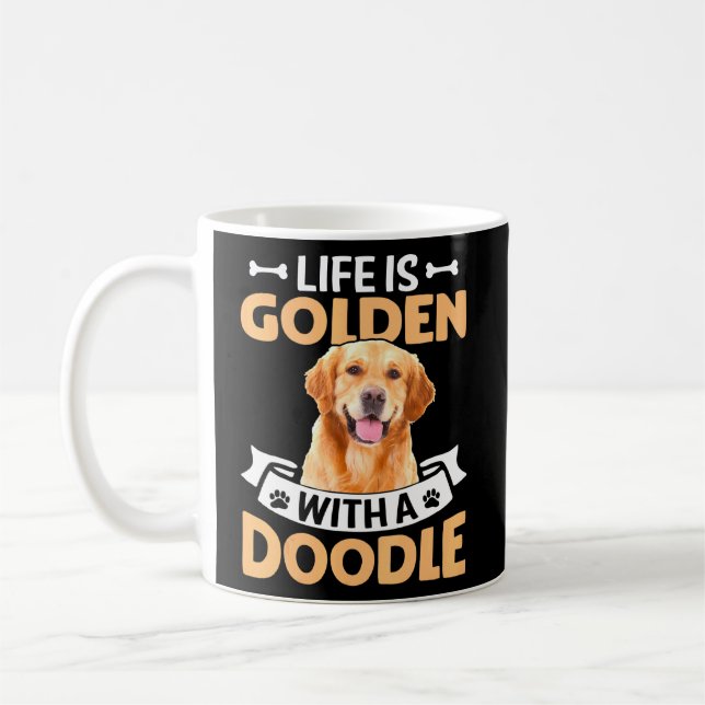 Caneca De Café Vida com um rabisco (Esquerda)