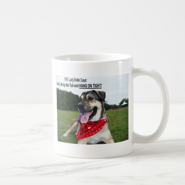 Caneca De Café Vida da garra pela cauda e pelo CAIR SOBRE (Direita)