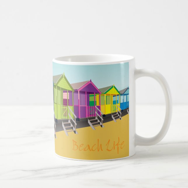 Caneca De Café Vida da praia (Direita)