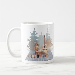 Caneca De Café Vida de Acampamento Grande Natureza