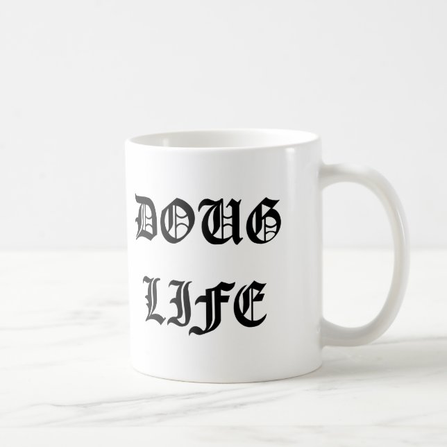 Caneca De Café Vida de Doug (Direita)
