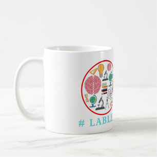 Caneca De Café Vida de Laboratório - Vida de Laboratório
