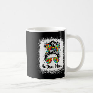 Caneca De Café Vida de Mãe Autista Coque Desarrumado Sungles Ndan