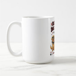 Caneca De Café Vida de Mãe Cachorra Rockin' Golden Retriever Bern