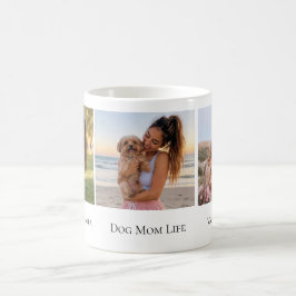 Caneca De Café Vida de Mãe de Cachorro Nomes Personalizados 3 Fot