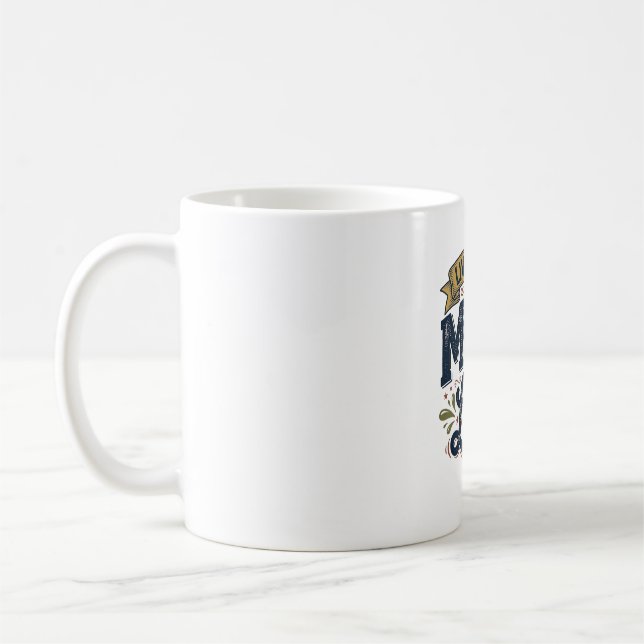Caneca De Café Vida de Mãe de Futebol Camisa de Desenho de Gravur (Esquerda)