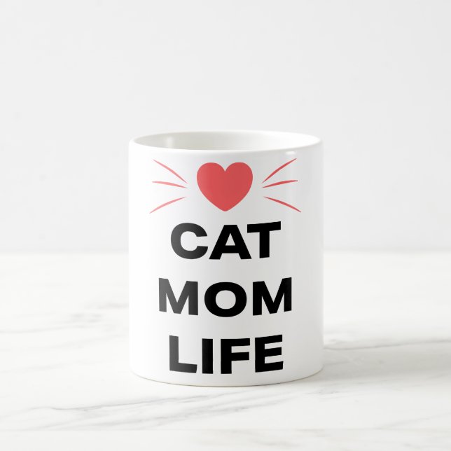 Caneca De Café Vida de Mãe de Gato (Centro)
