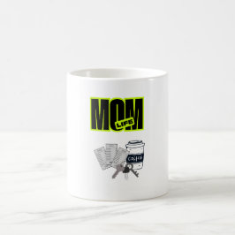 Caneca De Café Vida de Mãe Divertida