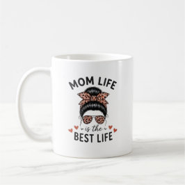 Caneca De Café Vida de Mãe Personalizada Melhor Vida Coque Desarr