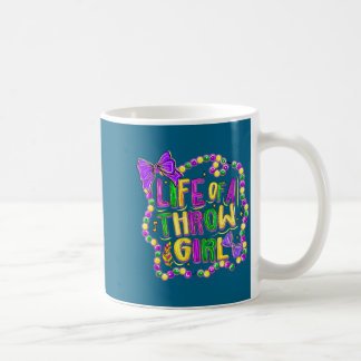 Caneca De Café Vida de Menina Joga Laço Coquette Mardi