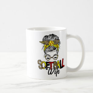 Caneca De Café Vida de Mulher Softll Com Coque Desarrumado de Leo
