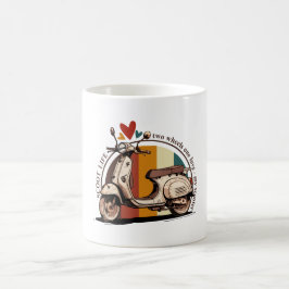 Caneca De Café Vida de Scooter