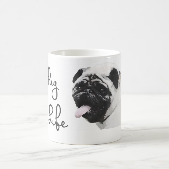 Caneca De Café Vida do Pug (Centro)