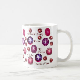 Caneca De Café Vida eterna: A Estrela de Sangue Ruby