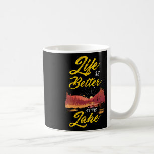 Caneca De Café Vida Legal É Melhor No Lago Mulheres 
