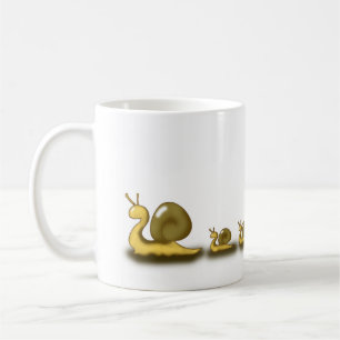 Caneca De Café Vida lenta do caracol