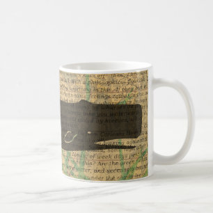 Caneca De Café Vida marítima náutica antiaérea de baleia