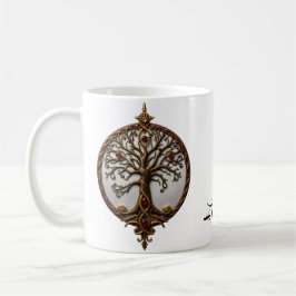 Caneca De Café Vida Mística da Árvore
