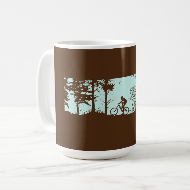 Caneca De Café Vida MTB (Frente Esquerda)