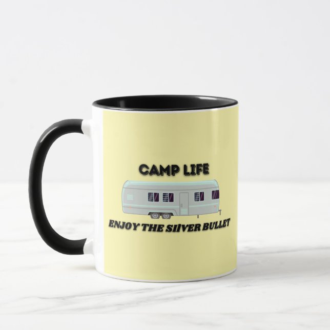 Caneca de Café Vida no Acampamento (Esquerda)