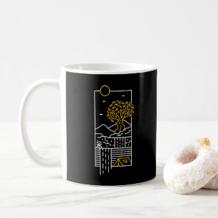 Caneca De Café Vida no Acampamento 1