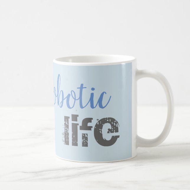 Caneca De Café vida robótica (Direita)