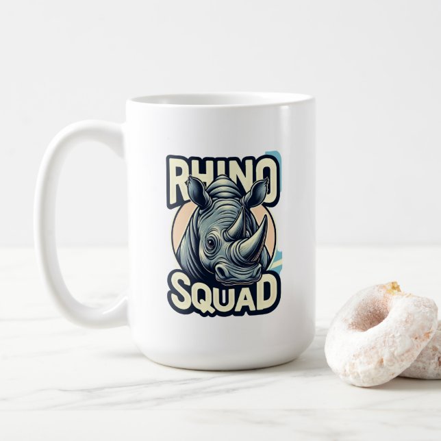 Caneca De Café Vida Selvagem (Com Donut)