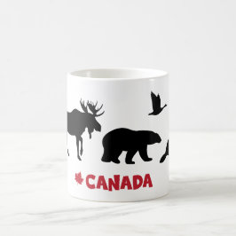 Caneca De Café Vida Selvagem Canadiana