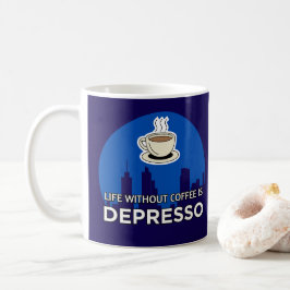 Caneca De Café Vida Sem Café É Depresso Amante do Café
