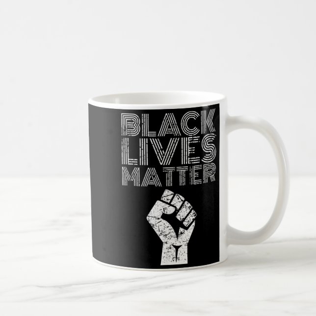Caneca De Café Vidas Negras BLM Direitos Humanos Mês da História  (Direita)