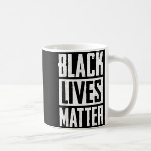 Caneca De Café Vidas negras homens mulheres blm direitos humanos