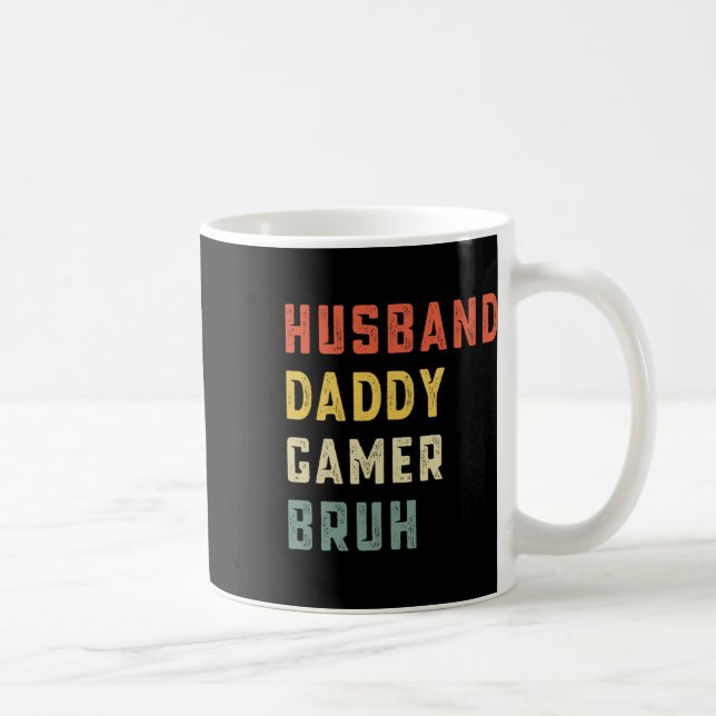 Caneca De Café Vídeo engraçado do Dia dos Pais Husband Daddy Game (Direita)