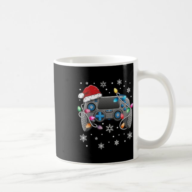 Caneca De Café Video Game Controller Natal Hat Gamer Bo (Direita)