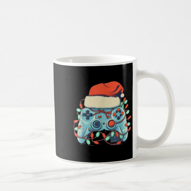 Caneca De Café Video Game Controller Natal Hat Gamer Bo (Direita)