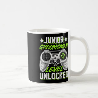 Caneca De Café Vídeo Game Nível Desbloqueado do Gamer Júnior Paje