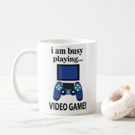 Caneca De Café Vídeo Jogo Estou Ocupado Jogando Vídeo Jogo