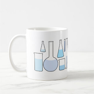 Caneca De Café Vidro de laboratório azul