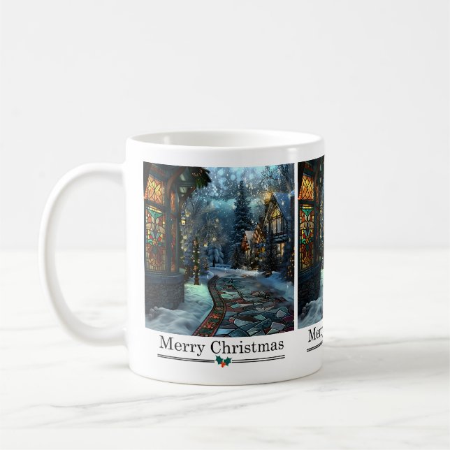 Caneca De Café Vidro De Vidro De Vaca (Esquerda)
