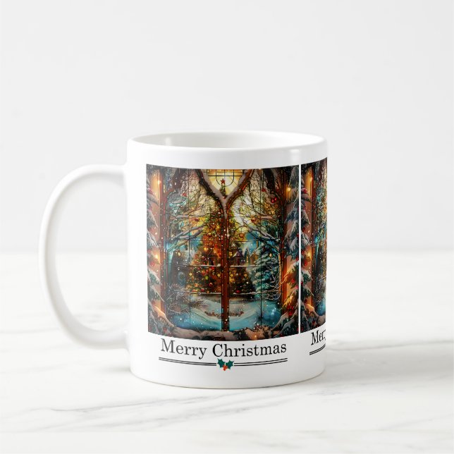 Caneca De Café Vidro De Vidro De Vaca (Esquerda)