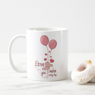 Caneca De Café Vidro do Amor