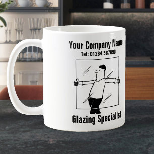 Caneca De Café Vidro e desenho