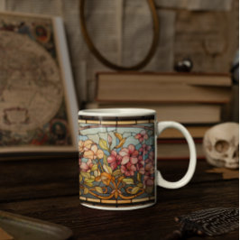 Caneca De Café Vidro Estido - Arte versão 9