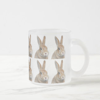 CANECA DE CAFÉ VIDRO JATEADO ウサギ